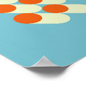 Poster Retro Mid Century Geometric Dots (Coin)