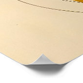 Poster Retro Mid Century Modern Geometric Abstract Design (Coin)