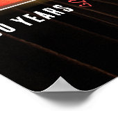 Poster Retro Milestone 60th Anniversary Personalized Love (Coin)