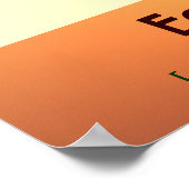 Poster Retro Mod Jour des terres 2016 Imprimer (Coin)