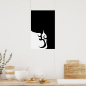 Poster Retro Mod Woman (Cuisine)