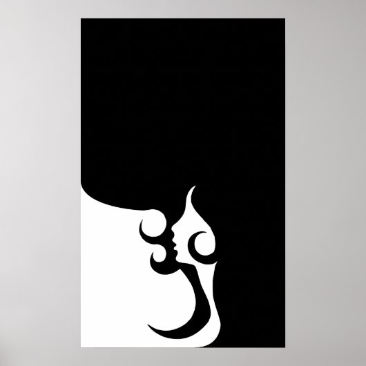 Poster Retro Mod Woman (Devant)