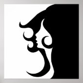 Poster Retro Mod Woman (Devant)