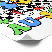 Poster Retro Mon Frère Est Une Magnifique Sensibilisation (Coin)