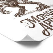 Poster Retro Mongo Is Appalled Princess Cat Riding Dinosa (Coin)