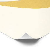 Poster Retro Moyen Siècle moderne de l'ère atomique Abstr (Coin)