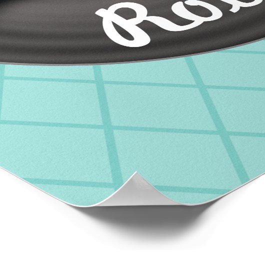 Poster Retro Musique Art Mur Décor (Coin)