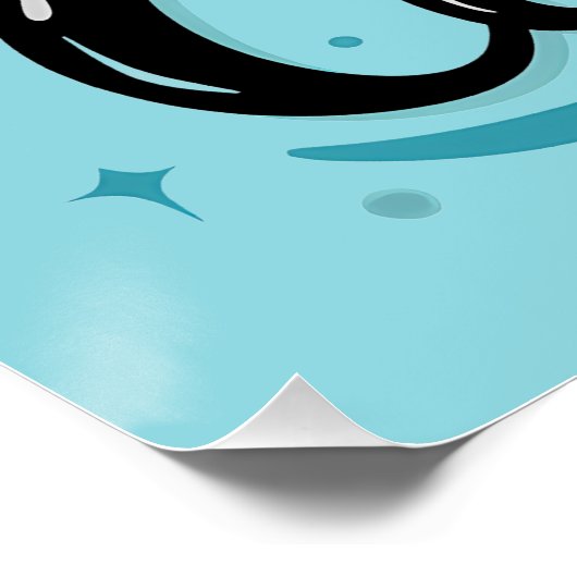 Poster Retro Neon "Bowling Is My Cardio" Funny Bowling (Coin)