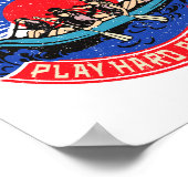 Poster Retro New River George Rafting _1  (Coin)