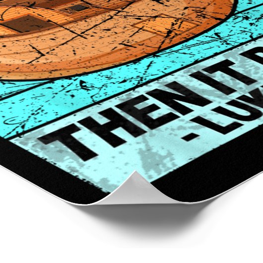 Poster Retro Noah Était Un Théoriste Conspirationniste Al (Coin)