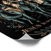 Poster Retro O Holy Night Our King Is Here Christian Reli (Coin)