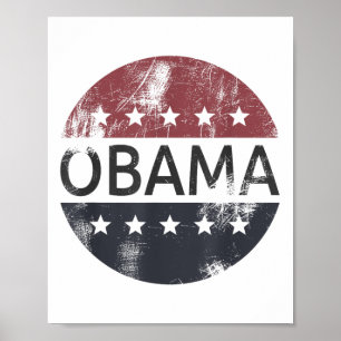 Poster Retro Obama Président du vote Vintage Barack Obama
