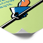 Poster Retro Obtenir Hot Keep Moving (Coin)