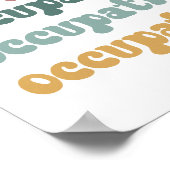 Poster Retro OT ergothérapie OT étudiant (Coin)