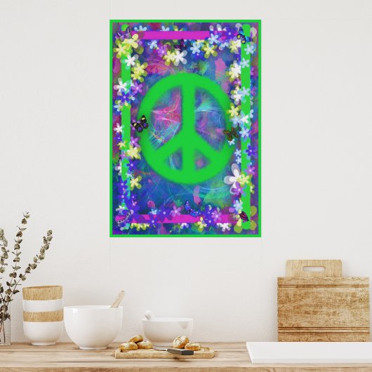 Poster Retro Peace III (Cuisine)