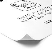 Poster Retro Photo Guides | Mariage panneau de cabine pho (Coin)