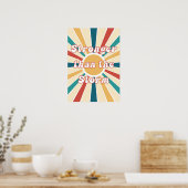 Poster Rétro Plus Fort Que La Tempête (Cuisine)