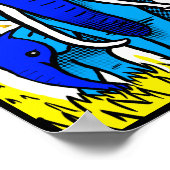 Poster Retro Popart Elephant (Coin)