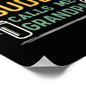 Poster Retro Pregnancy Announcement Grandpa My Drinking B (Coin)