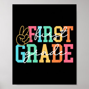 Poster Rétro Première Année Préparatoire Retour à l'École