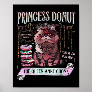 Poster Retro Princess Donut Dungeon Crawler Carl Book Lov