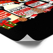 Poster Retro Profol Silent Night Icu Nurses Funny Merry C (Coin)