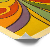 Poster Retro Psychedelic Music Festival Wall Art - les an (Coin)