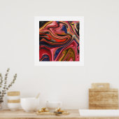 Poster Rétro psychédélique (Cuisine)