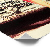 Poster Retro Pulp Cop Girl (Coin)