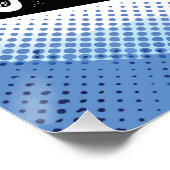 Poster Retro Purple Classic Car Side Pop Art (Coin)