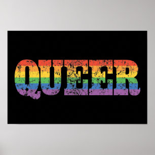Poster Retro Queer