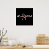 Poster Retro Rock Chick (Cuisine)