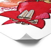 Poster Retro Rocket Girl (Coin)