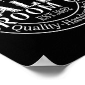 Poster Retro Salem Broom Company Est 1692 Massachusetts H (Coin)