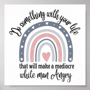 Poster Retro Saying Faites quelque chose de votre vie