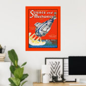 Poster Retro Science Fiction 1931 (Bureau à domicile)