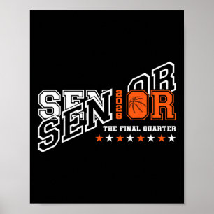 Poster Retro Senior 2026 Le Dernier Trimestre Sketll Cl D