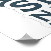 Poster retro Sequoia National Park Giant Sequoia Trees (Coin)