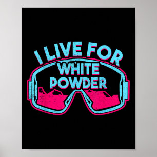 Poster Retro Ski Snowboard Goggles Vintage 80s 90s Ski