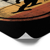 Poster Retro Ski Vintage Ski Design Ski Slalom (Coin)