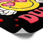 Poster Retro Smile Face One Loved Dude Valentines Day Men (Coin)