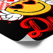 Poster Retro Smile Face One Loved Dude Valentines Day Men (Coin)