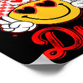 Poster Retro Smile Face One Loved Dude Valentines Day Men (Coin)