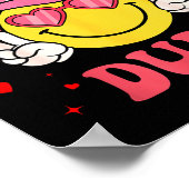 Poster Retro Smile Face One Loved Dude Valentines Day Men (Coin)