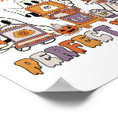 Poster Rétro Sonographe Ultrasound Tech Halloween Vascul (Coin)