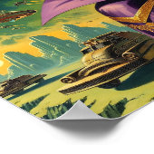 Poster Retro Space Commander (Coin)