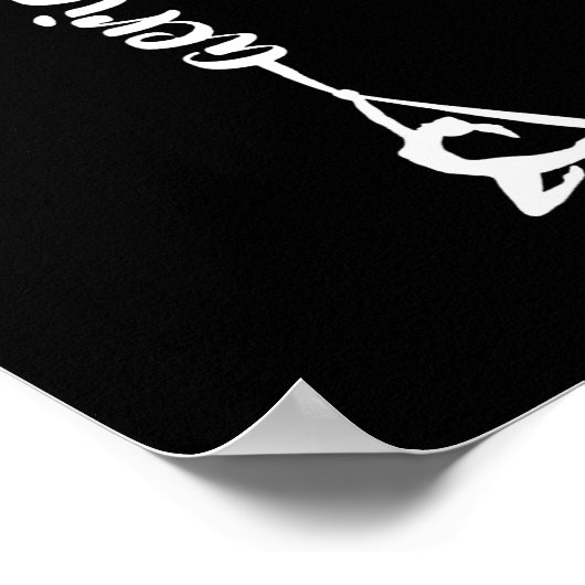 Poster Retro Srt Aerial Silks Quote Funny Basic (Coin)