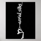 Poster Retro Srt Aerial Silks Quote Funny Basic (Devant)
