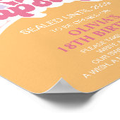 Poster Retro Sunshine 1er Anniversaire Heure Capsule (Coin)