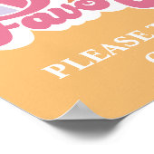 Poster Retro Sunshine Anniversaire Faveurs (Coin)